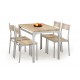 60-21463 MALCOLM table + 4 chairs color: sonoma oak DIOMMI V-CH-MALCOLM-ZESTAW-SONOMA