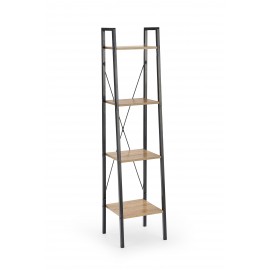 60-21585 NARVIK REG1 shelving DIOMMI V-CH-NARVIK-REG1-CZARNY/SONOMA