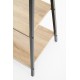 60-21587 NARVIK REG2 shelving DIOMMI V-CH-NARVIK-REG2-CZARNY/SONOMA