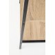 60-21587 NARVIK REG2 shelving DIOMMI V-CH-NARVIK-REG2-CZARNY/SONOMA