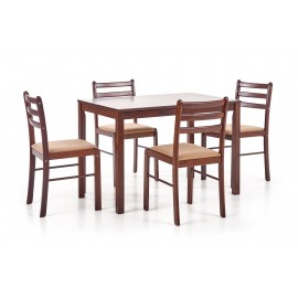 60-21852 NEW STARTER table + 4 chairs DIOMMI V-CH-STARTER_NEW_2-ESPRESSO