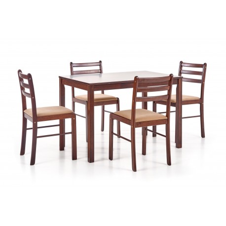 60-21852 NEW STARTER table + 4 chairs DIOMMI V-CH-STARTER_NEW_2-ESPRESSO