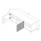 60-19853 PAFOS TV stand 150 2D2K black/black DIOMMI CAMA-PAFOS-RTV-150-CZ/CZ