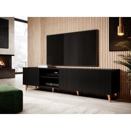 60-19857 PAFOS TV stand 200/4D black/black DIOMMI CAMA-PAFOS-RTV-200-CZ/CZ