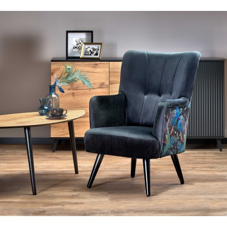 60-22636 PAGONI chair color: black DIOMMI V-PL-PAGONI-FOT-CZARNY