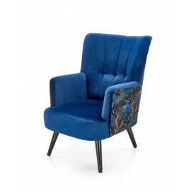 60-22637 PAGONI chair color: dark blue / black DIOMMI V-PL-PAGONI-FOT-GRANATOWY