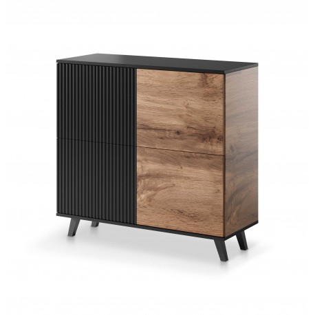 60-22651 RANDOM KM-2 chest, color: wotan oak/black DIOMMI V-PL-RANDOM-KM-2
