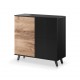 60-22651 RANDOM KM-2 chest, color: wotan oak/black DIOMMI V-PL-RANDOM-KM-2