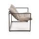 60-21813 SHARK, garden set ( sofa + chair 2x + c. table ), color: black / cappuccino DIOMMI V-CH-SHARK-ZESTAW