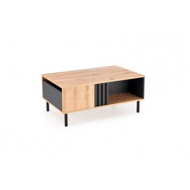 60-29352 SONIA coffe table, artisan oak / black