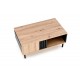 60-29352 SONIA coffe table, artisan oak / black