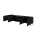 60-19645 TV stand 200 ABETO mat black/ gloss black DIOMMI CAMA-ABETO-RTV-200-CZ/CZ