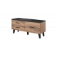 60-19746 TV stand LOTTA 120 1D2S wotan oak/ black DIOMMI CAMA-LOTTA-RTV-120-1D2S-DWO/CZ