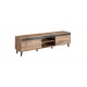 60-24792 TV stand NORD II votan oak/antracyt/black