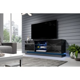 60-19870 TV stand QIU 160 black DIOMMI CAMA-QIU-160-RTV-CZARNY
