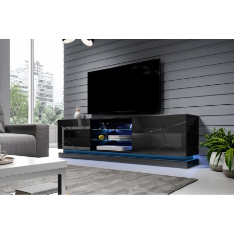 60-19874 TV stand QIU 200 black DIOMMI CAMA-QIU-200-RTV-CZ