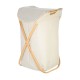 02-18627 ESTIA ΚΑΛΑΘΙ ΑΠΛΥΤΩΝ BAMBOO ESSENTIALS 40x40x70cm ΜΕ ΘΗΚΗ ΠΟΛΥΕΣΤΕΡΑ ΠΤΥΣΣΟΜΕΝΟ ΜΠΕΖ
