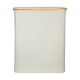 02-26974 ESTIA ΚΑΛΑΘΙ ΑΠΛΥΤΩΝ BAMBOO ESSENTIALS 144lt ΜΕ ΚΑΠΑΚΙ ΚΑΙ 2 MESH BAGS 56x37x68cm ΓΚΡΙ