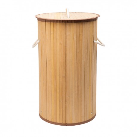 02-12823 ESTIA ΚΑΛΑΘΙ ΑΠΛΥΤΩΝ BAMBOO ESSENTIALS ΠΤΥΣΣΟΜΕΝΟ ΣΤΡΟΓΓΥΛΟ 57lt