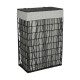 02-28077 ESTIA ΚΑΛΑΘΙ ΑΠΛΥΤΩΝ NEST 37x22x55cm 2 ΘΕΣΕΩΝ ΜΑΥΡΟ