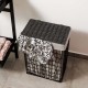 02-28077 ESTIA ΚΑΛΑΘΙ ΑΠΛΥΤΩΝ NEST 37x22x55cm 2 ΘΕΣΕΩΝ ΜΑΥΡΟ