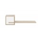 0162.GM42 Curtys ράφι τοίχου με ντουλάπι 130x25x40εκ. Sonoma Oak / Λευκή γυαλιστερή λάκα  Sonoma Oak / Λευκή γυαλιστερή λάκα 130