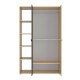 0181.GM35 Ritmo ντουλάπα - βιβλιοθήκη 122x58x200εκ. Natural Oak / Anthracite Natural Oak / Anthracite