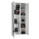 0171.CB40 Ebony παπουτσοθήκη 83x24x178εκ. Matt White Λευκό Ματ 83x24εκ. Ύψος : 178εκ.