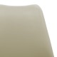 271-000041 Καρέκλα Gaston pakoworld pp-pu σε cappuccino απόχρωση με ξύλινο πόδι σε φυσική απόχρωση 48.5x53.5x83εκ