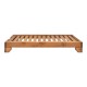 363-000012 Ξαπλώστρα Zalka pakoworld L1 σε καρυδί απόχρωση 66x197x28εκ