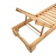 363-000013 Ξαπλώστρα Zalka pakoworld L1 σε φυσική απόχρωση 66x197x28εκ