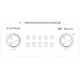 25-CRST100S-W KENWOOD WIFI-SMART-RADIO DAB BT WHITE CR-ST100S-W