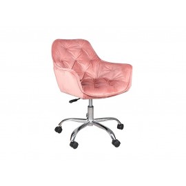 80-2125 ROTARY CHAIR Q-190 VELVET ANTIQUE ROSE 52 DIOMMI OBRQ190VRA