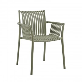 900-324 Πολυθρόνα Zanett λαδί 59 x 56 x 82 59x56x82 εκ.
