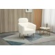 60-21510 MELISA  leisure armchair cream / gold DIOMMI V-CH-MELISA-FOT-KREMOWY