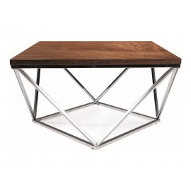 80-3351 ŁAWA SILVER A ORZECH/SREBRNY 80X80