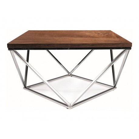 80-3351 ŁAWA SILVER A ORZECH/SREBRNY 80X80