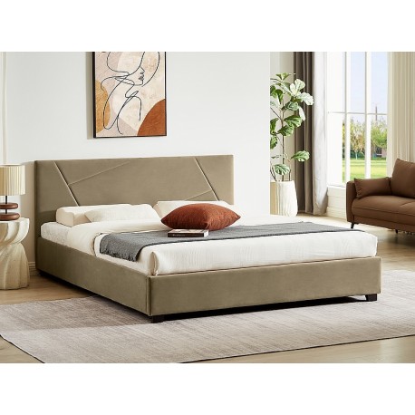 80-3545 ŁÓŻKO COLUMBIA VELVET 160X200 KOLOR BEŻ BLUVEL 28