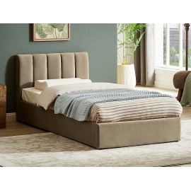 80-3727 ŁÓŻKO MONTREAL VELVET 90X200 KOLOR BEŻ BLUVEL 28