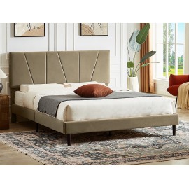 80-3736 ŁÓŻKO SAVANA VELVET 140X200 KOLOR BEŻ BLUVEL 28