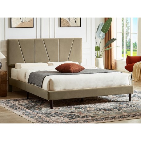 80-3797 ŁÓŻKO SAVANA VELVET 160X200 KOLOR BEŻ BLUVEL 28