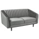 80-1529 ΚΑΝΑΠΕ ASPREY 2 VELVET GRAY BLUVEL 14 / WENGE DIOMMI ASPREY2VSZ14