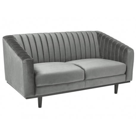 80-1529 ΚΑΝΑΠΕ ASPREY 2 VELVET GRAY BLUVEL 14 / WENGE DIOMMI ASPREY2VSZ14