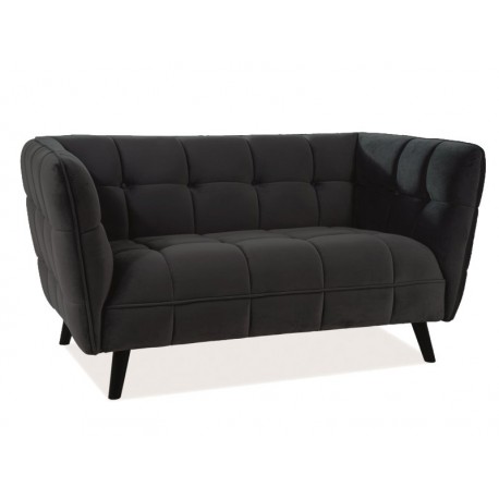80-1788 ΚΑΝΑΠΕ CASTELLO 2 VELVET BLACK BLUVEL 19 / WENGE DIOMMI CASTELLO2V19