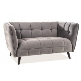 80-1691 ΚΑΝΑΠΕ CASTELLO 2 VELVET ΜΠΕΖ BLUVEL 28 / WENGE DIOMMI CASTELLO2V28