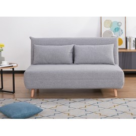 80-2482 Καναπές SPIKE II 147x91x84cm χρώμα γκρι/οξιά DIOMMI SPIKEIISZ