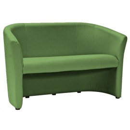 80-2421 Καναπές TM-2 126x60x76 εκ χρώμα Πράσινο EK-11/ Wenge DIOMMI TM2ZIP