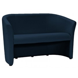 80-2474 Καναπές TM-2 126x60x76cm navy EK-13 / wenge DIOMMI TM2GRAP