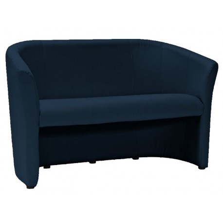 80-2474 Καναπές TM-2 126x60x76cm navy EK-13 / wenge DIOMMI TM2GRAP