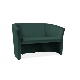 Καναπές TM-2 126x60x76cm βελούδινο πράσινο Bluvel 78/Wenge DIOMMI TM2V78